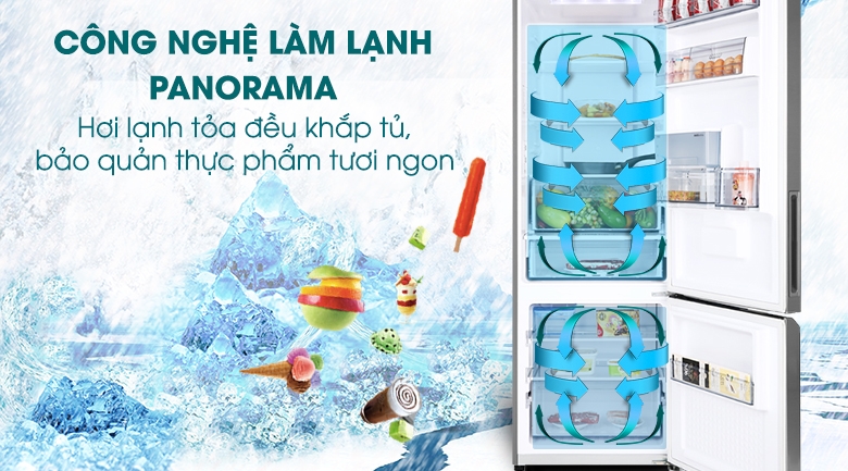Tủ lạnh Panasonic Inverter 322 lít NR-BV360WSVN   GIÁ TẠI KHO