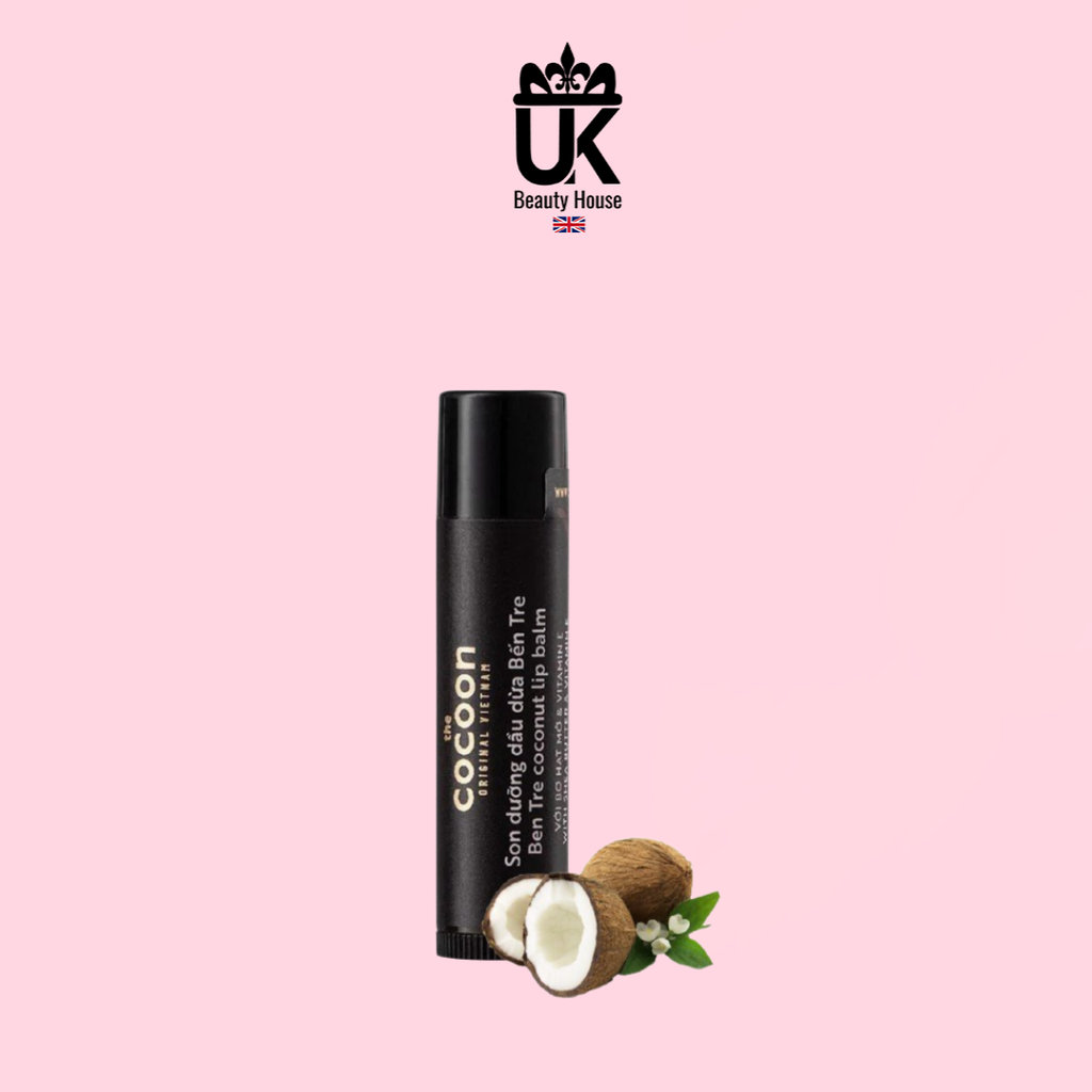 Son dưỡng môi dầu dừa bến tre Cocoon Coconut Lip Balm 5g