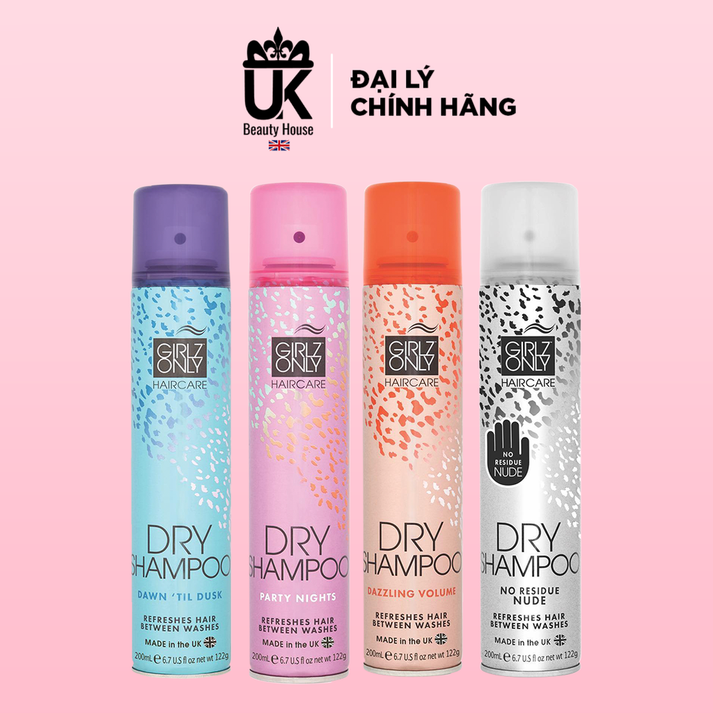 Dầu gội khô Girlz Only 200ml