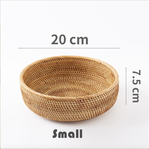 Rổ mây size nhỏ đựng đồ - Bát mây guột decor trang trí - Rattan Bowl Rổ Mây Size Nhỏ Đựng Đồ - Bát Mây Guột Decor Trang Trí - Rattan Bowl