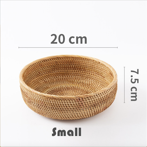 Rổ Mây Size Nhỏ Đựng Đồ - Bát Mây Guột Decor Trang Trí - Rattan Bowl