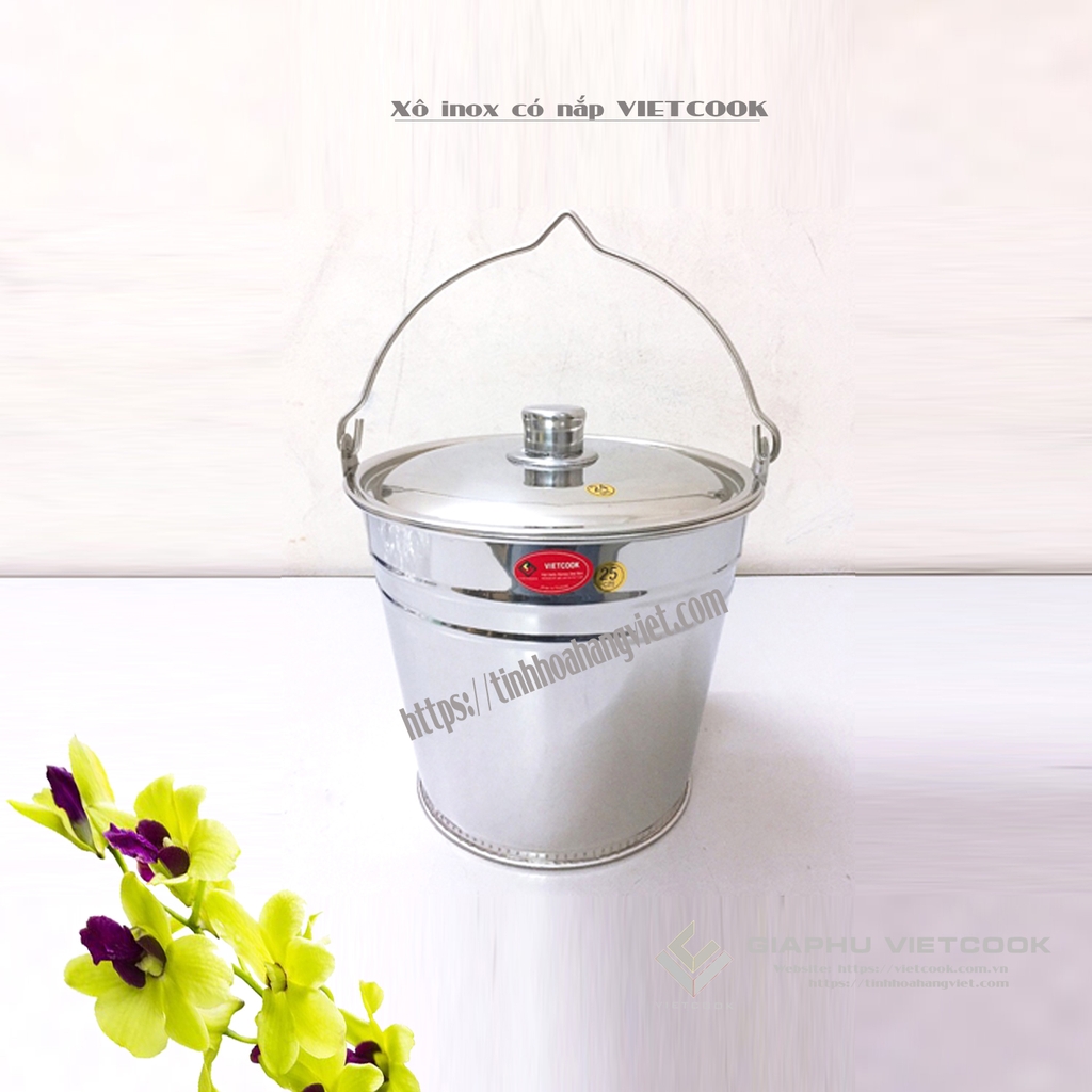 XÔ INOX 201 CÓ NẮP VIETCOOK hàng Việt Nam chất lượng cao, giá rẻ nhất ...