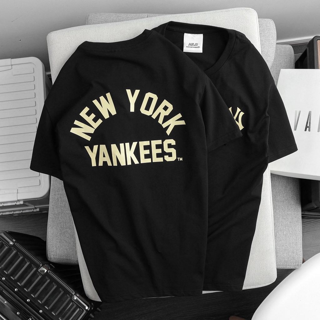 ÁO MLB NEW YORK YANKEES YOMIYAM BARK SHORT SLEEVE TSHIRT  WHITE