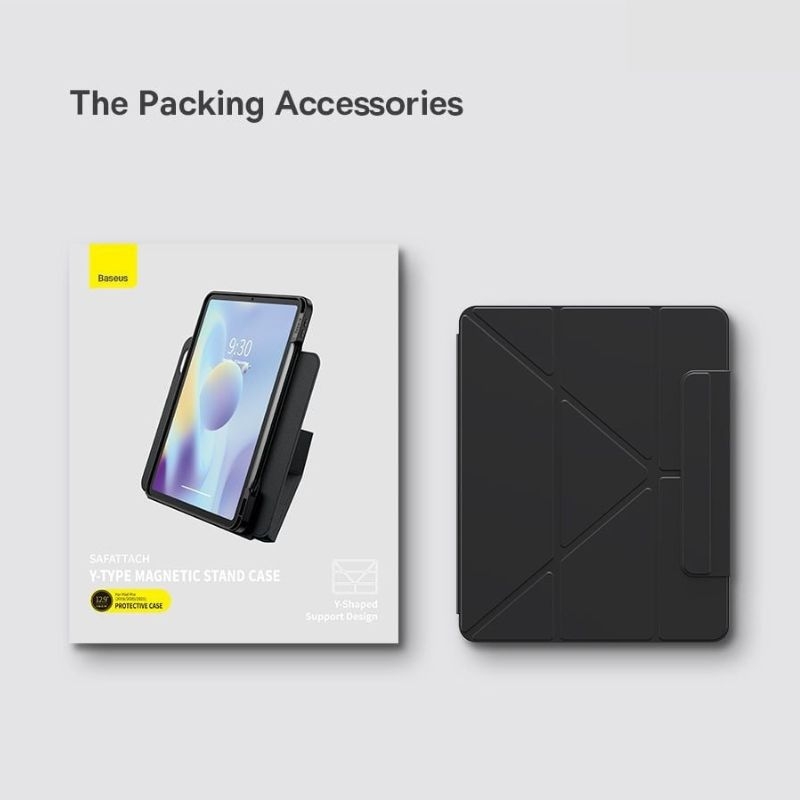 Bao Da Nam Châm Baseus Safattach Y-type Magnetic Stand Case For Pad Pro 10.9/ 11 inch ARCX010313