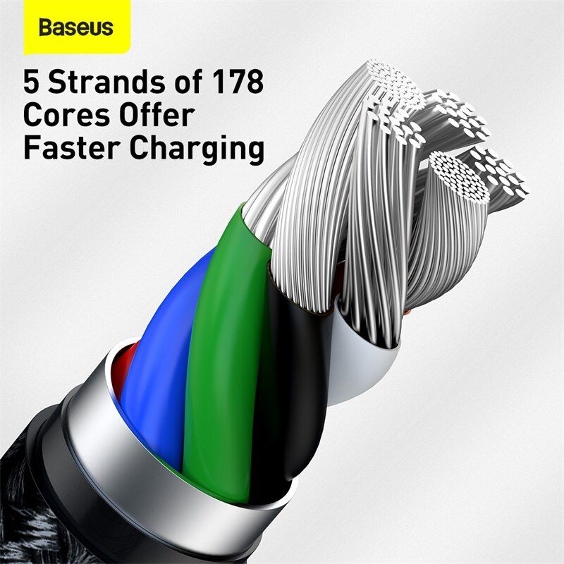 Cabo Baseus Cafule Lightning 200cm 1.5a Pronta Entrega com o Melhor