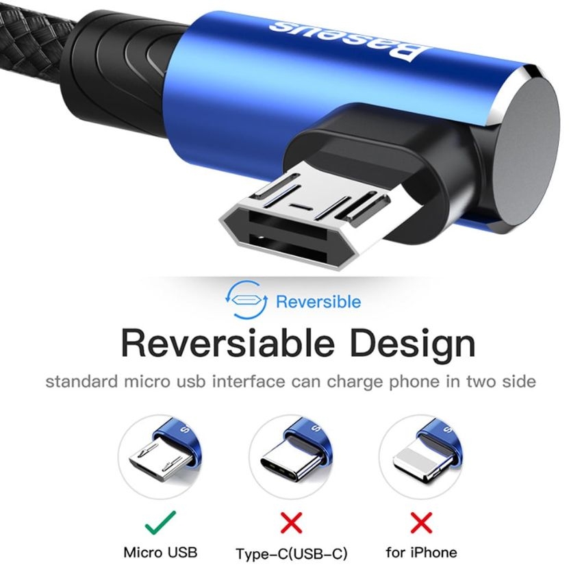 Baseus Zinc Magnetic Cable USB For Micro 1.5A 2m price in bd