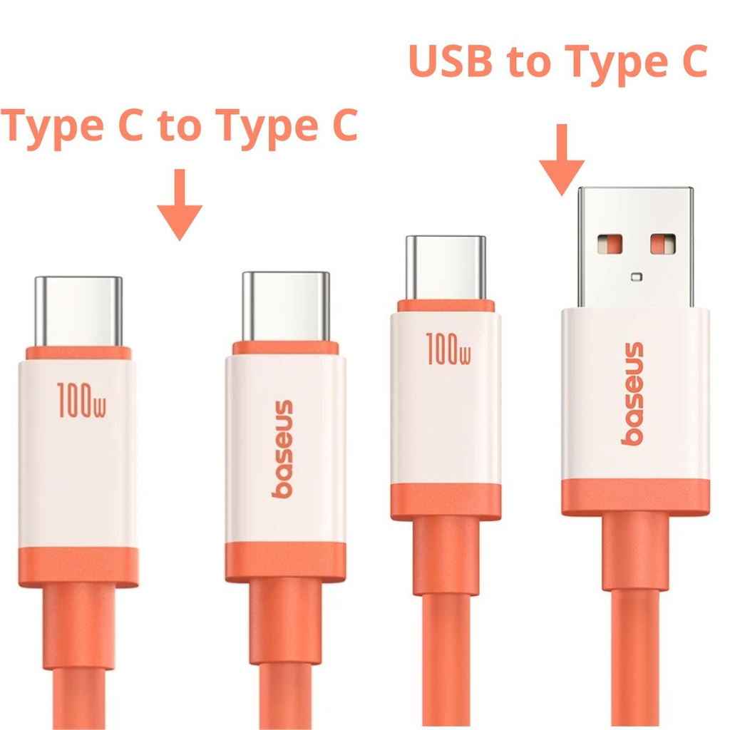 Cáp Sạc Nhanh Baseus 0℃ ( 0 độ ) Series Fast Charging Data Cable USB A to Type C 100W hoặc Type C to Type C 100W