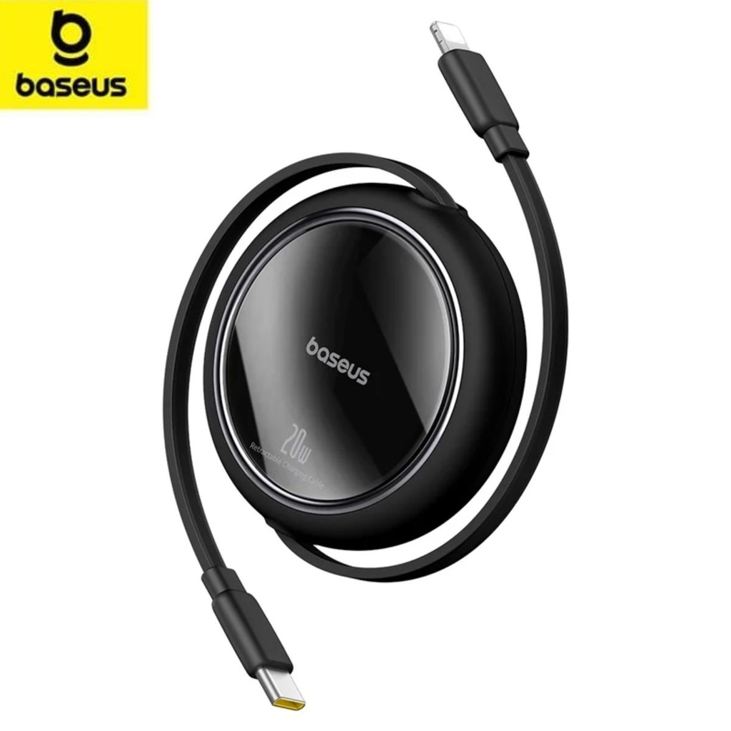 Cáp sạc nhanh Type C to Lightning Dây Rút 20W Baseus Free2Pull Retractable Charging Cable