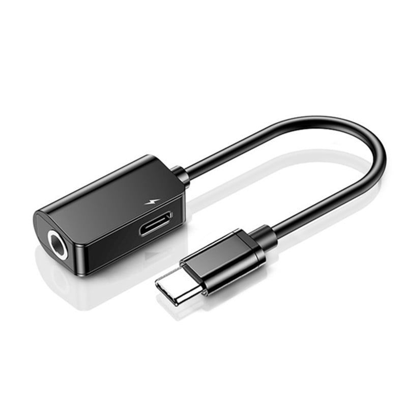 Cáp chuyển Type C sang Audio 3.5mm & Type C Baseus L40 (12cm Type C Male to Type C Female + 3.5mm Female Adapter)