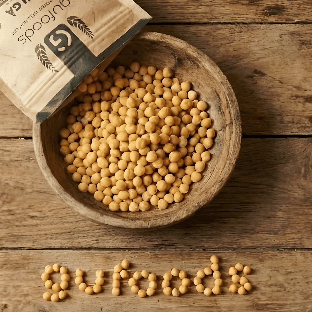 Đậu gà GUfoods - Giàu protein thực vật, Đa công dụng, Nguyên liệu làm tempeh, Lành mạnh, Eat clean, Healthy, Tập gym