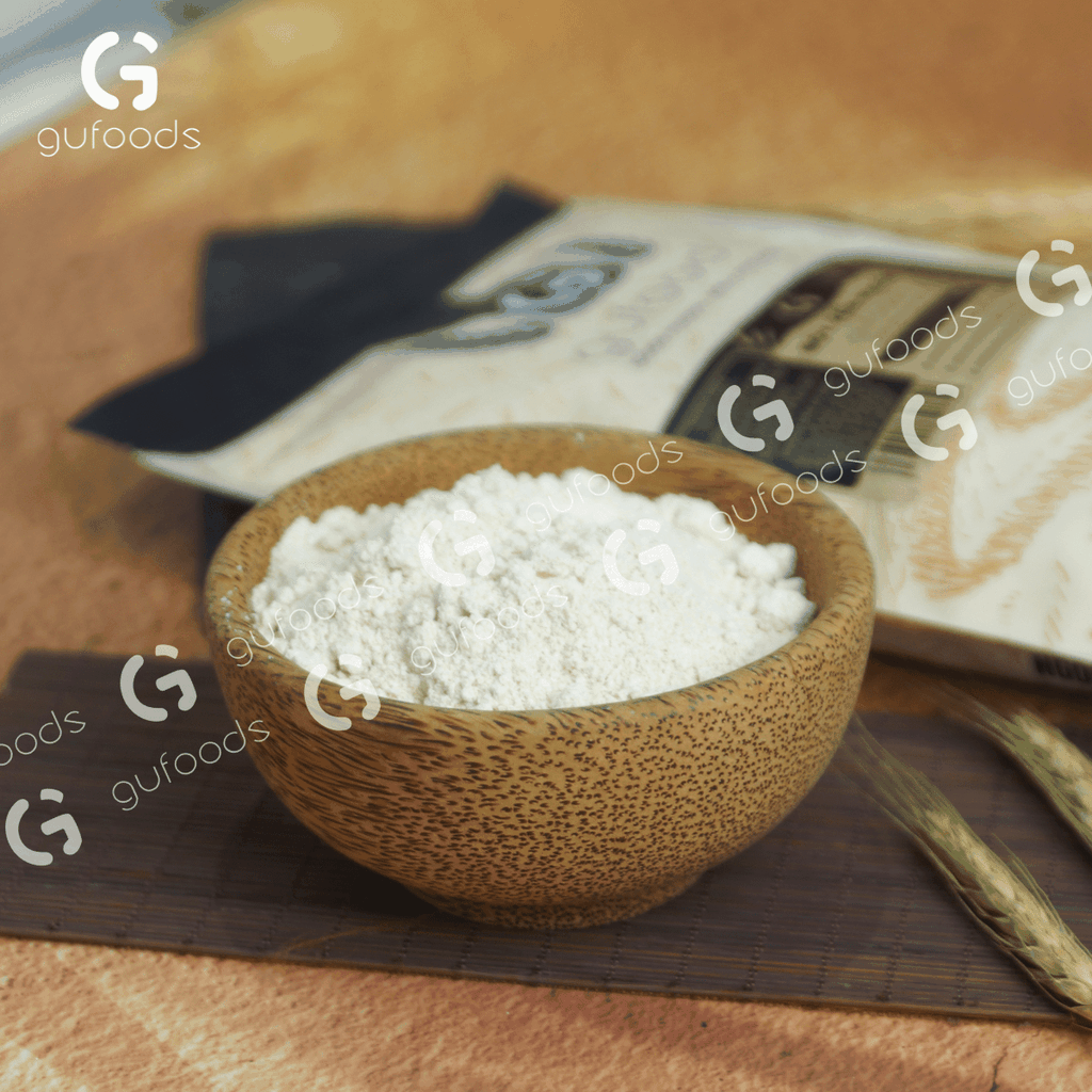 Bột Yến mạch ăn liền GUfoods (túi 500g) - Nguyên liệu nhập khẩu, Bột đã chín, Giàu chất xơ & protein thực vật, Tốt cho sức khoẻ, Ăn kiêng, Healthy, Tập gym, Eat clean