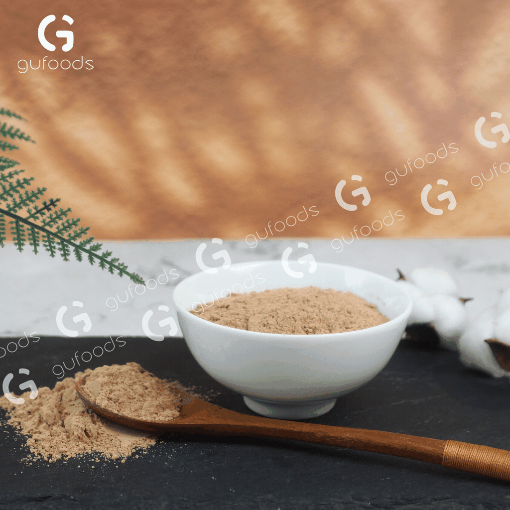 Bột gạo lứt đỏ GUfoods - Tiện lợi, Healthy, Dễ tiêu hoá, Phù hợp Eat clean, Thực dưỡng, Thuần chay