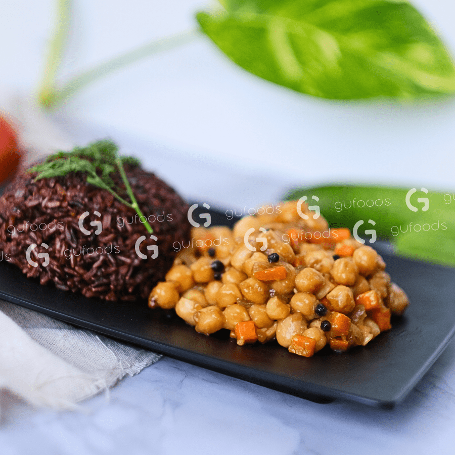Gạo lứt tím than (huyền mễ) GUfoods (1kg) - Giàu chất xơ và chất chống oxy hoá tự nhiên, Eat clean, Thực dưỡng, Healthy