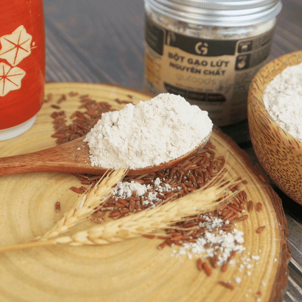 Bột gạo lứt nguyên chất GUfoods - Tiện lợi, Healthy, Dễ tiêu hoá, Phù hợp Eat clean, Thực dưỡng, Thuần chay