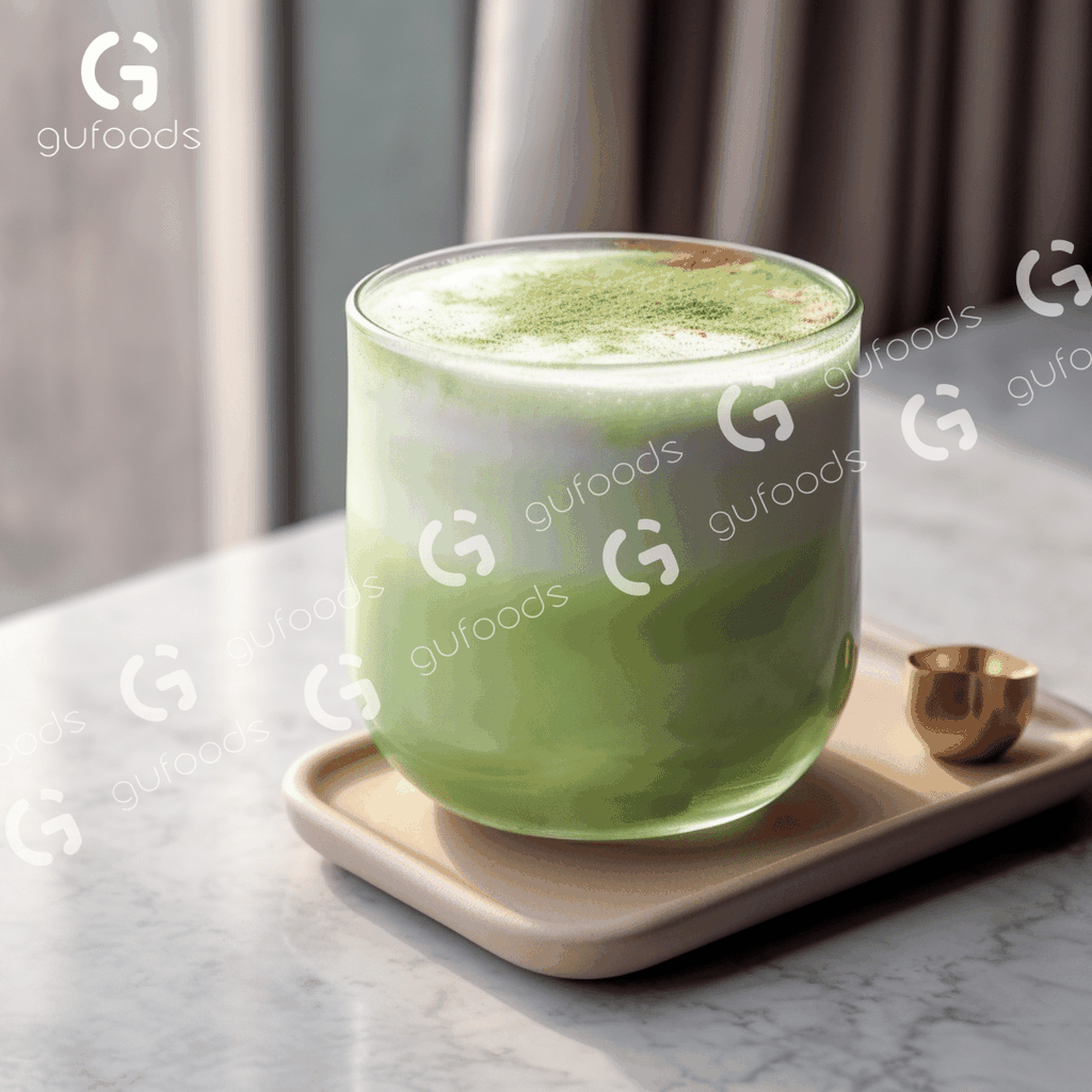 Combo pha chế Matcha latte từ OATSIDE - Pha được 9 ly thành phẩm - Gồm 9 Hộp OATSIDE 200ml + Gói 50g Bột Matcha trà Ôlong GUfoods