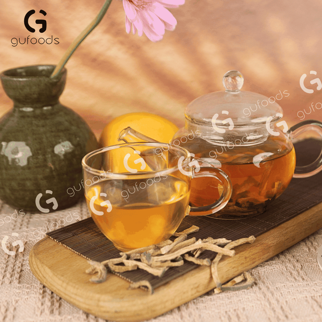 Trà mãng cầu GUfoods (hũ 100g) - Hỗ trợ giấc ngủ, Cải thiện tinh thần, Thanh mát, Eat clean, Healthy