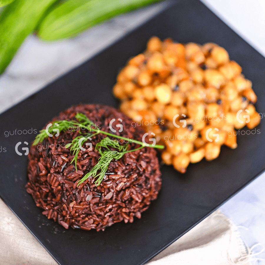 Gạo lứt tím than (huyền mễ) GUfoods (1kg) - Giàu chất xơ và chất chống oxy hoá tự nhiên, Eat clean, Thực dưỡng, Healthy