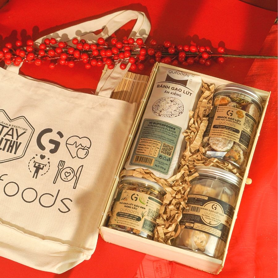 Hộp quà GUfoods - Món quà sức khoẻ (Giftbox / Gift set healthy)