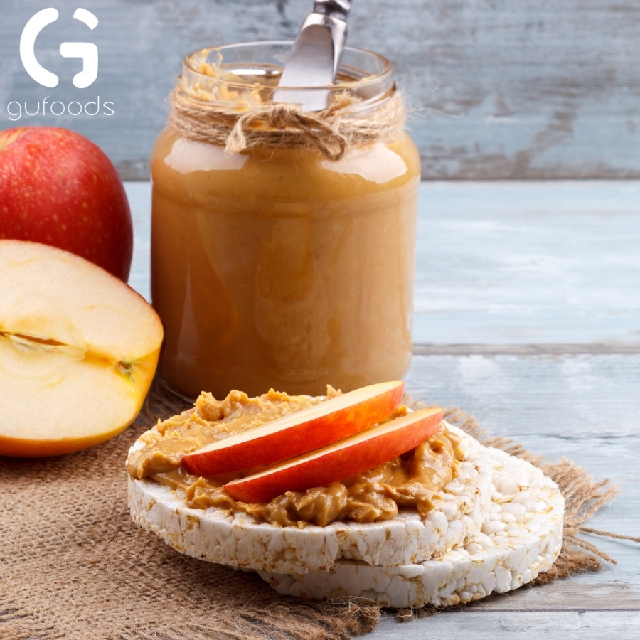 Bơ đậu phộng GUfoods - Không đường, Giàu protein thực vật, Lành mạnh, Eat clean, Healthy, Thuần chay