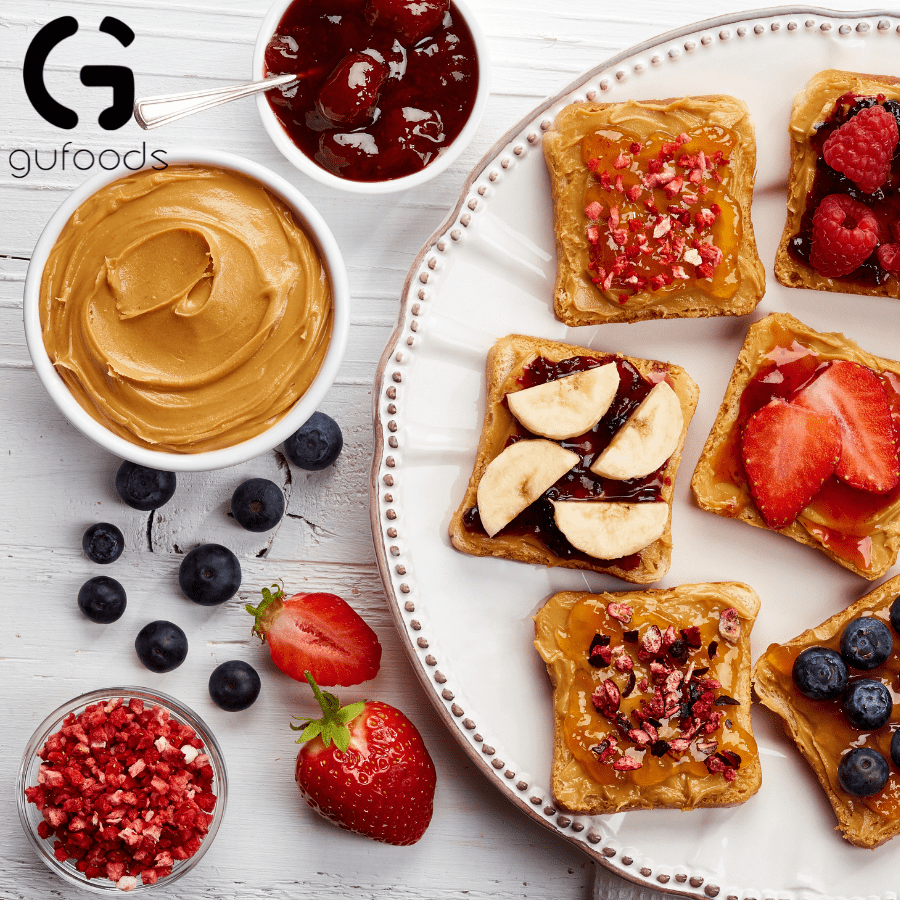 Bơ Cacao Đậu phộng ăn kiêng GUfoods - Tự nhiên, lành mạnh, Phù hợp eat clean