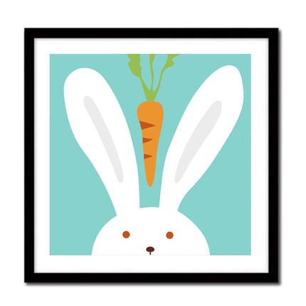 Tranh số hoá Gam HH2002 tranh nhỏ 20x20cm căng sẵn khung