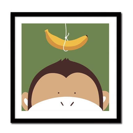 Tranh số hoá Gam HH2002 tranh nhỏ 20x20cm căng sẵn khung