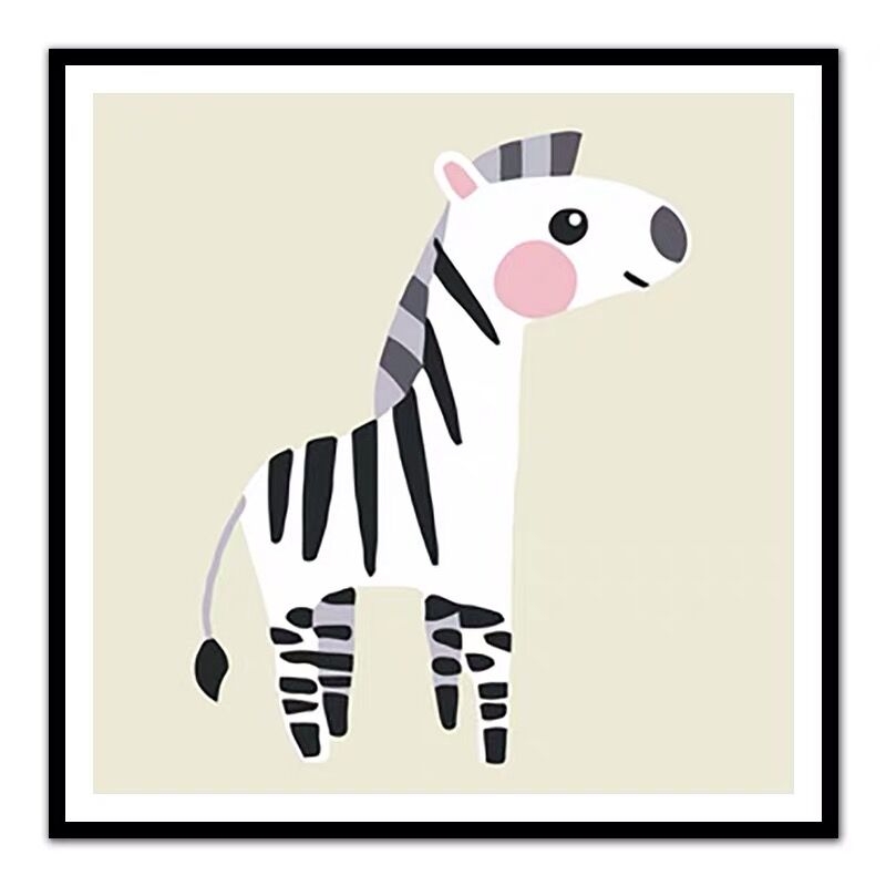Tranh tô màu theo số Gam DV2003 tranh nhỏ 20x20cm căng sẵn khung