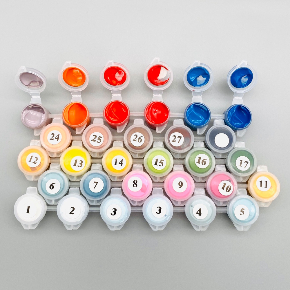 Tranh tô màu theo số Gam TY0839 40x50cm căng sẵn khung