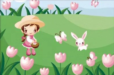 Tranh số hóa tự tô màu Gam C002 20x30cm căng sẵn khung