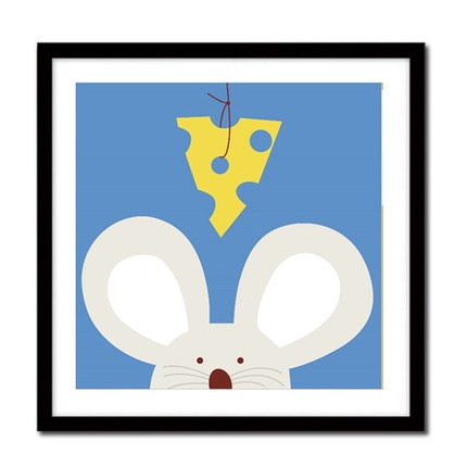 Tranh số hoá Gam HH2002 tranh nhỏ 20x20cm căng sẵn khung