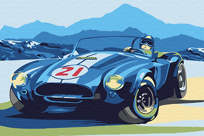 Tranh sơn dầu số hóa tự tô Gam CX3232 20x30cm căng sẵn khung