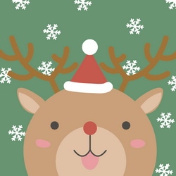 Tranh sơn dầu số hoá Gam GS056 tranh nhỏ 20x20cm căng sẵn khung