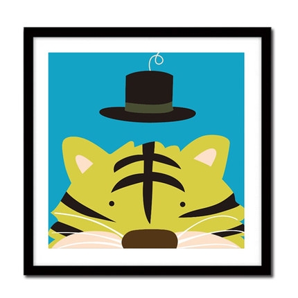 Tranh số hoá Gam HH2002 tranh nhỏ 20x20cm căng sẵn khung