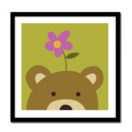 Tranh số hoá Gam HH2002 tranh nhỏ 20x20cm căng sẵn khung