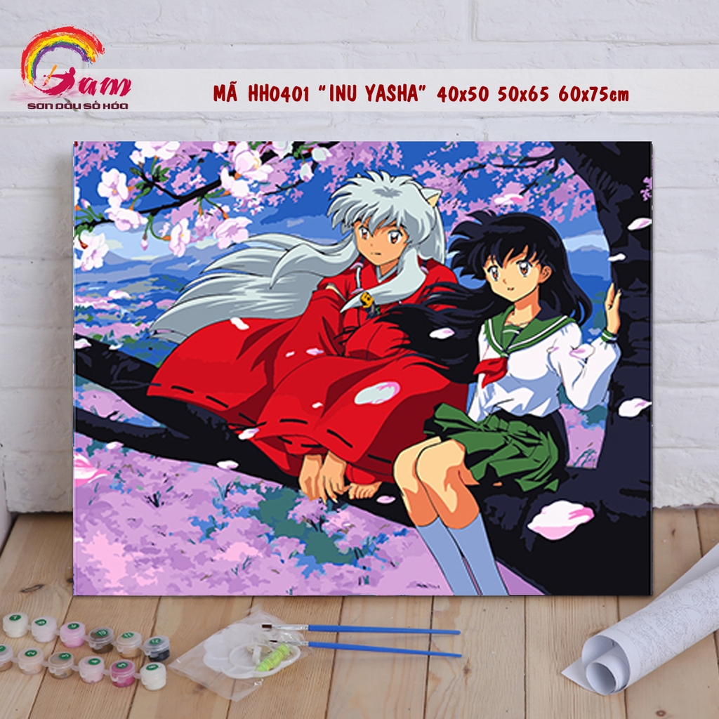 Tranh số hoá Gam HH0401 căng sẵn khung