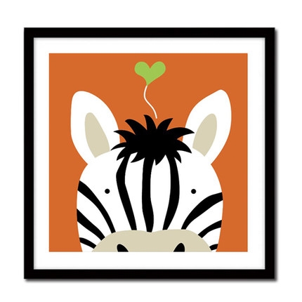 Tranh số hoá Gam HH2002 tranh nhỏ 20x20cm căng sẵn khung