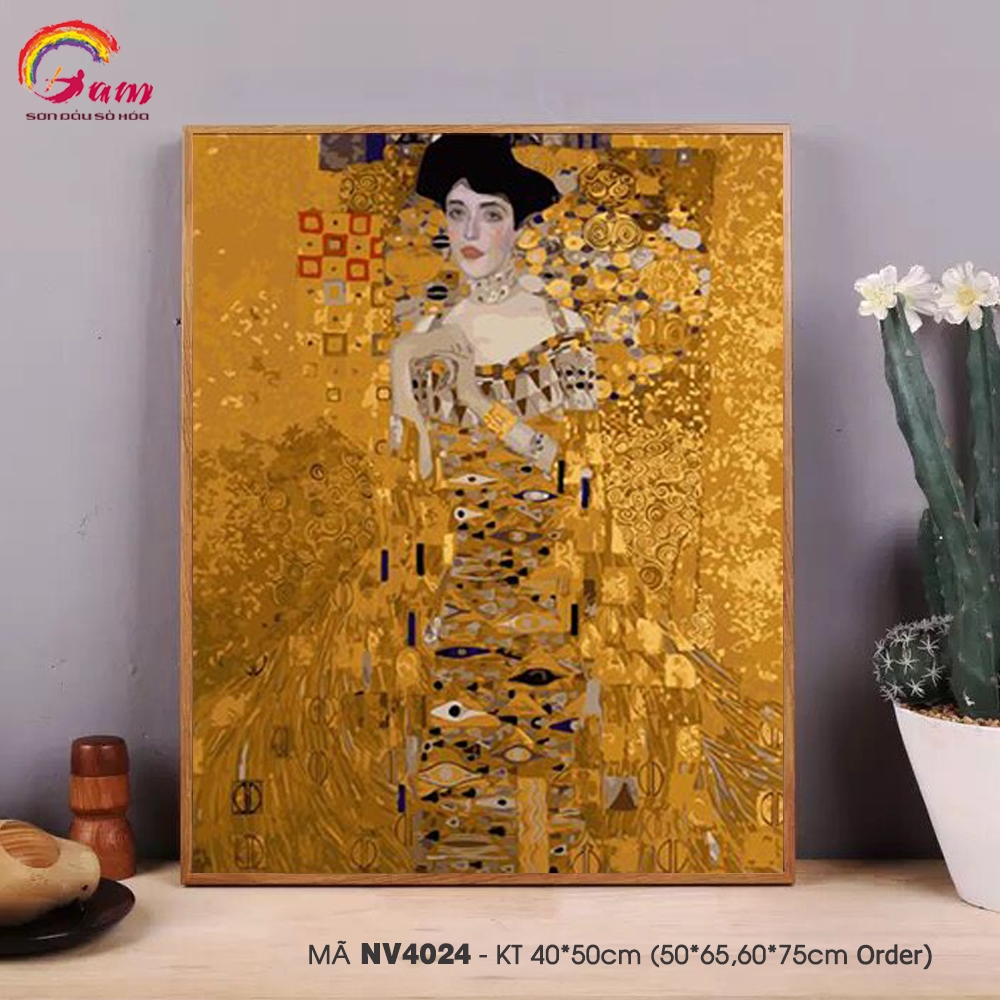 Tranh số hóa tự tô màu Gam NV4024 40x50cm căng sẵn khung