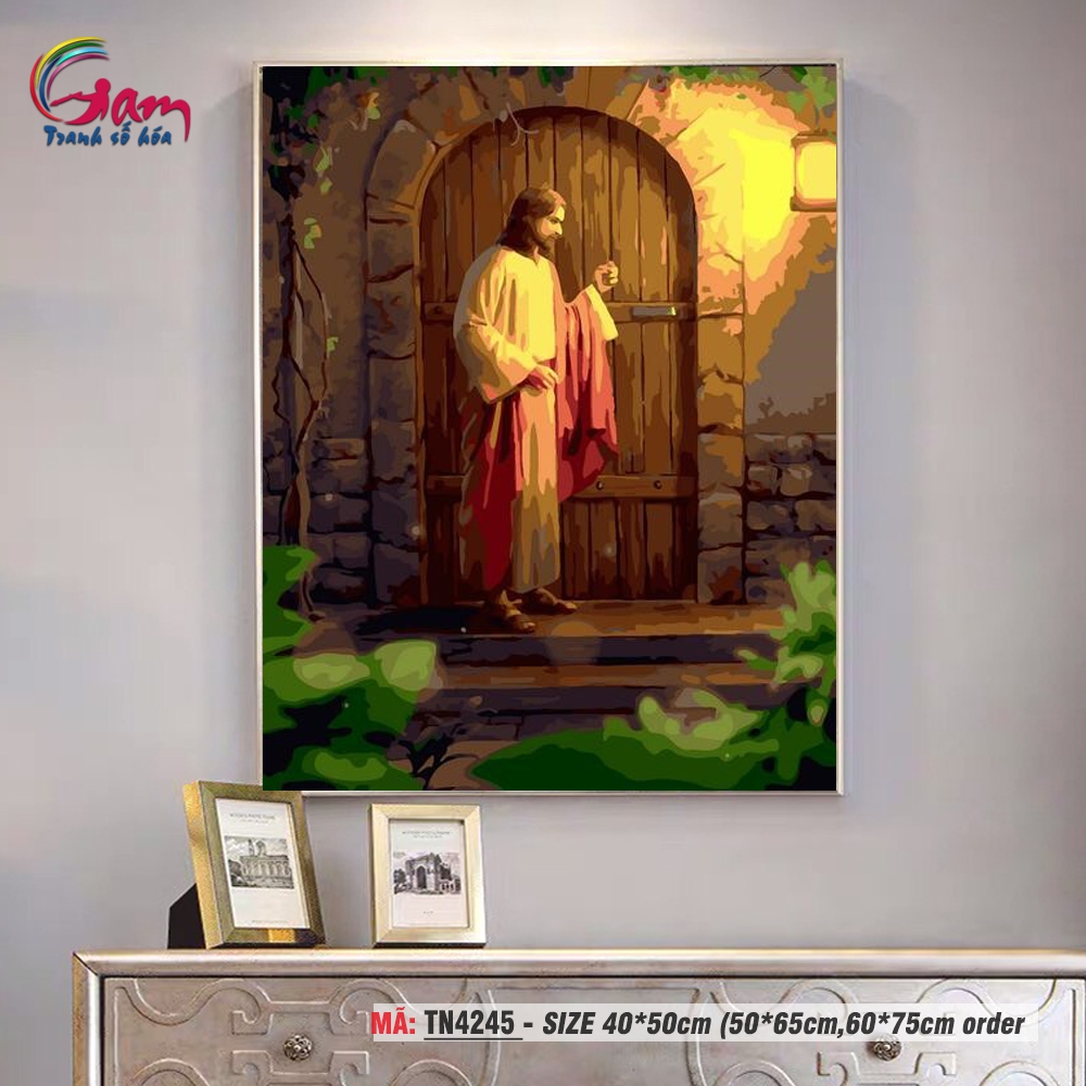 Tranh tô màu theo số Gam công giáo Tỉnh thức TN4245