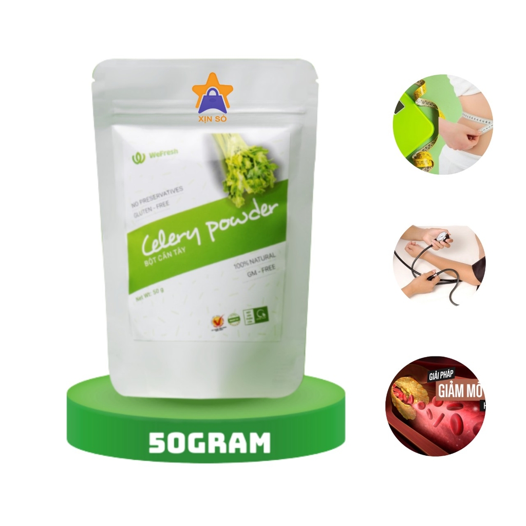 Bột cần tây nguyên chất sấy lạnh Wefresh ( Quảng Thanh ) 50g