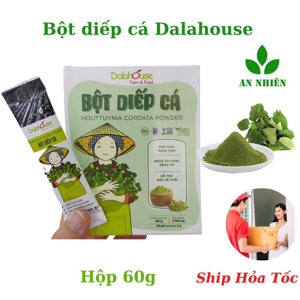 Bột diếp cá nguyên chất sấy lạnh