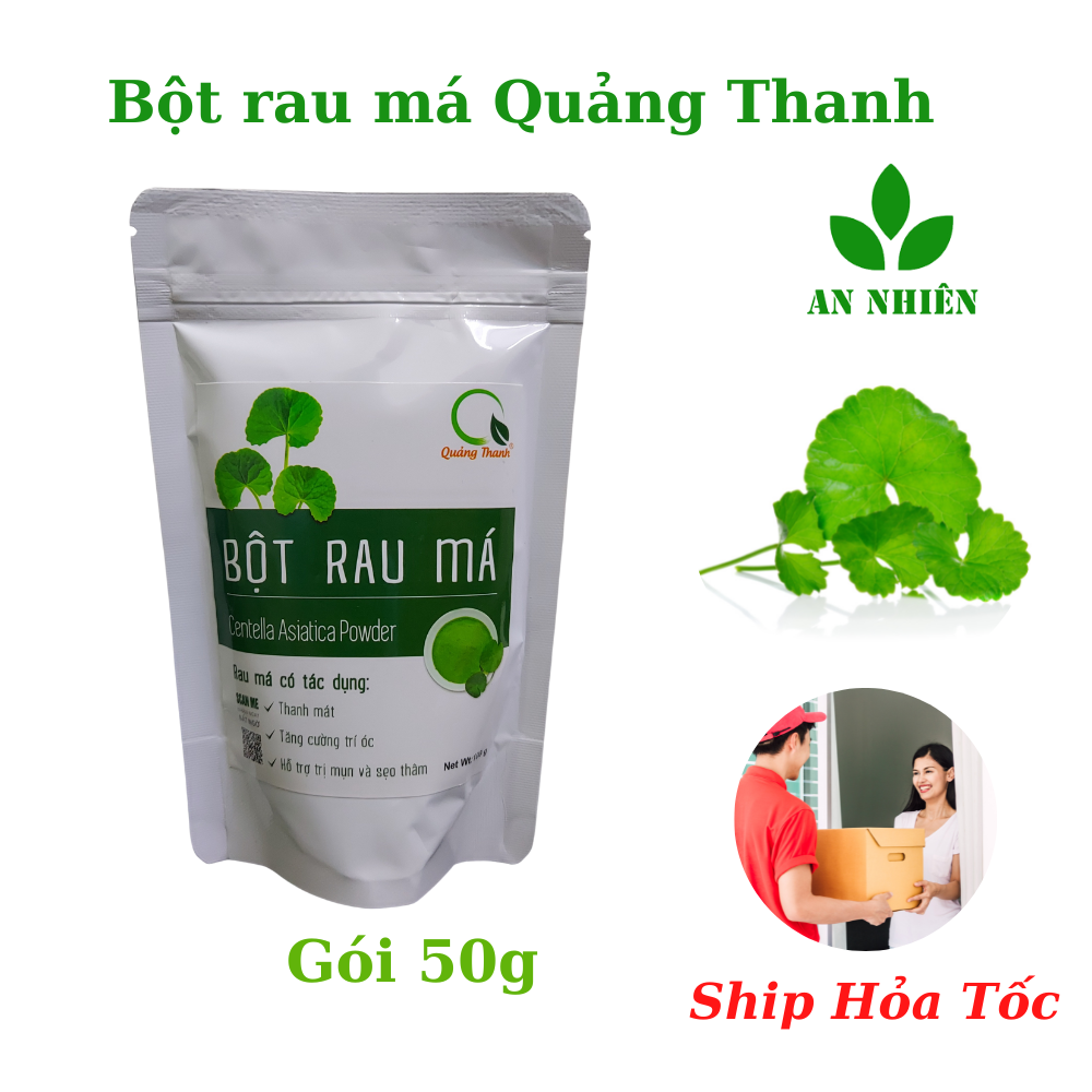 Bột rau má nguyên chất sấy lạnh Quảng Thanh