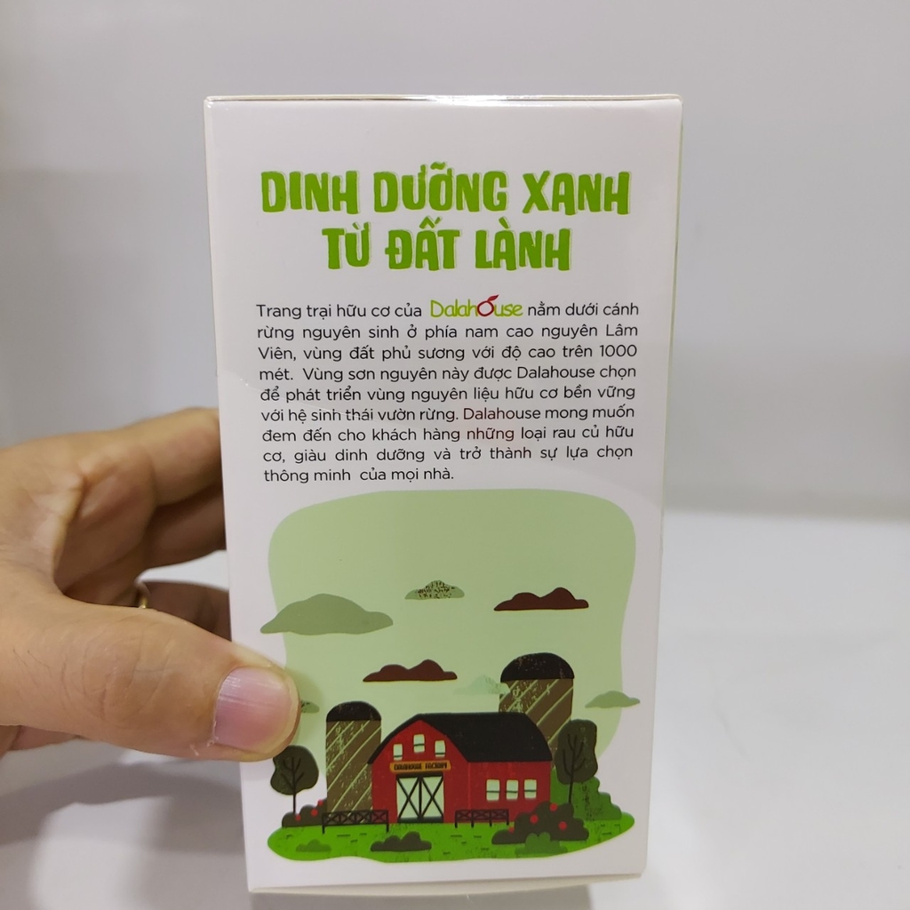 Bột cỏ lúa mì nguyên chất sấy lạnh Dalahouse 60g (3g x 20 gói)