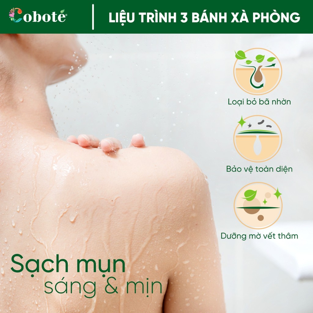 Xà phòng ngừa mụn lưng Coboté 100g - Hiệu quả vượt trội sau 1 liệu trình