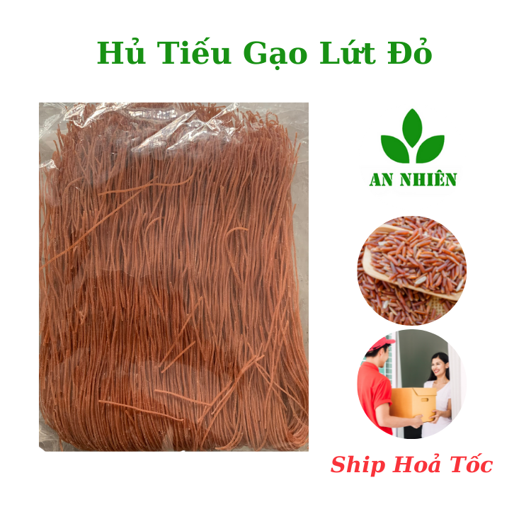 Hủ tiếu gạo lứt đỏ thực dưỡng An Nhiên gói 500g
