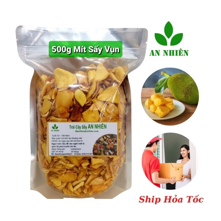 Mít sấy khô giòn hàng vụn An Nhiên gói 500g