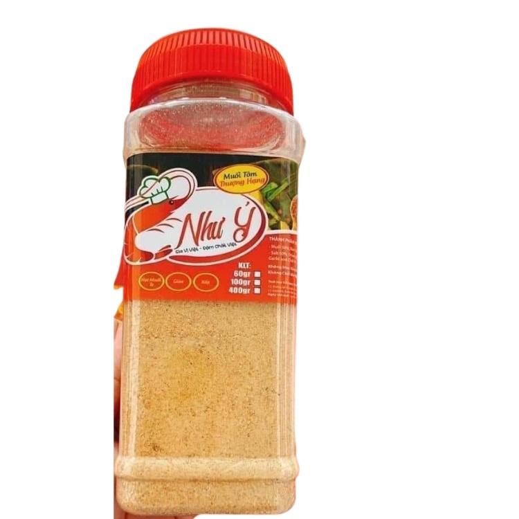 Muối tôm Như Ý chính hãng hũ 400gr, đặc sản muối tôm An Giang