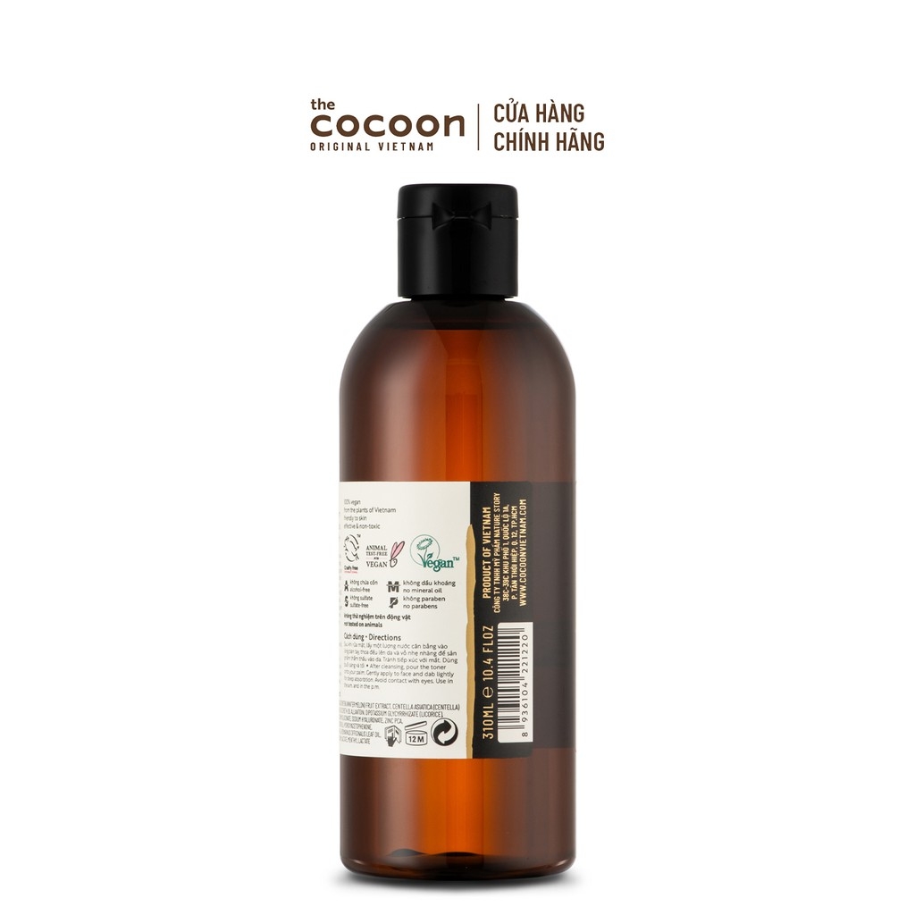 Nước bí đao cân bằng da toner Cocoon 310ml