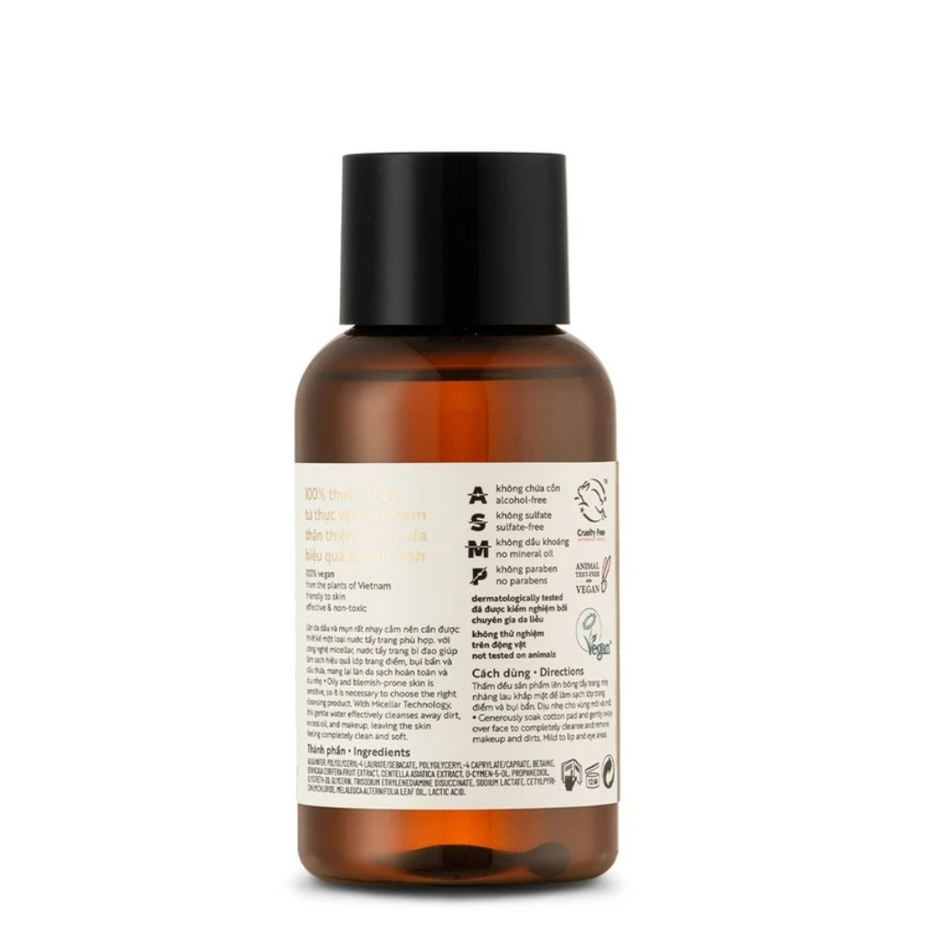 Nước tẩy trang Cocoon bí đao tẩy sạch makeup và giảm dầu 140ml