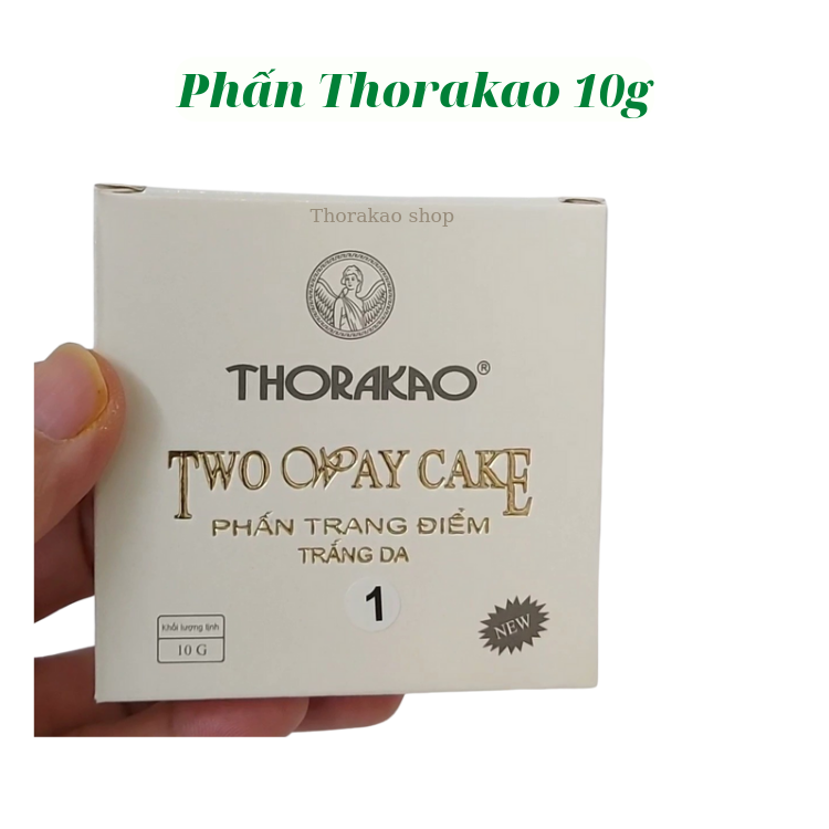 Phấn trang điểm thorakao trắng da two way cake 10g