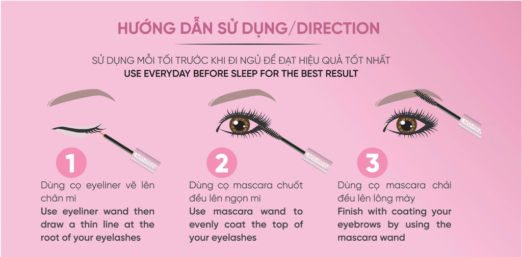 Serum dưỡng dài mi & mày Coboté